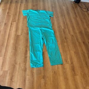 Men's Aqua Green Scrub‎ Set